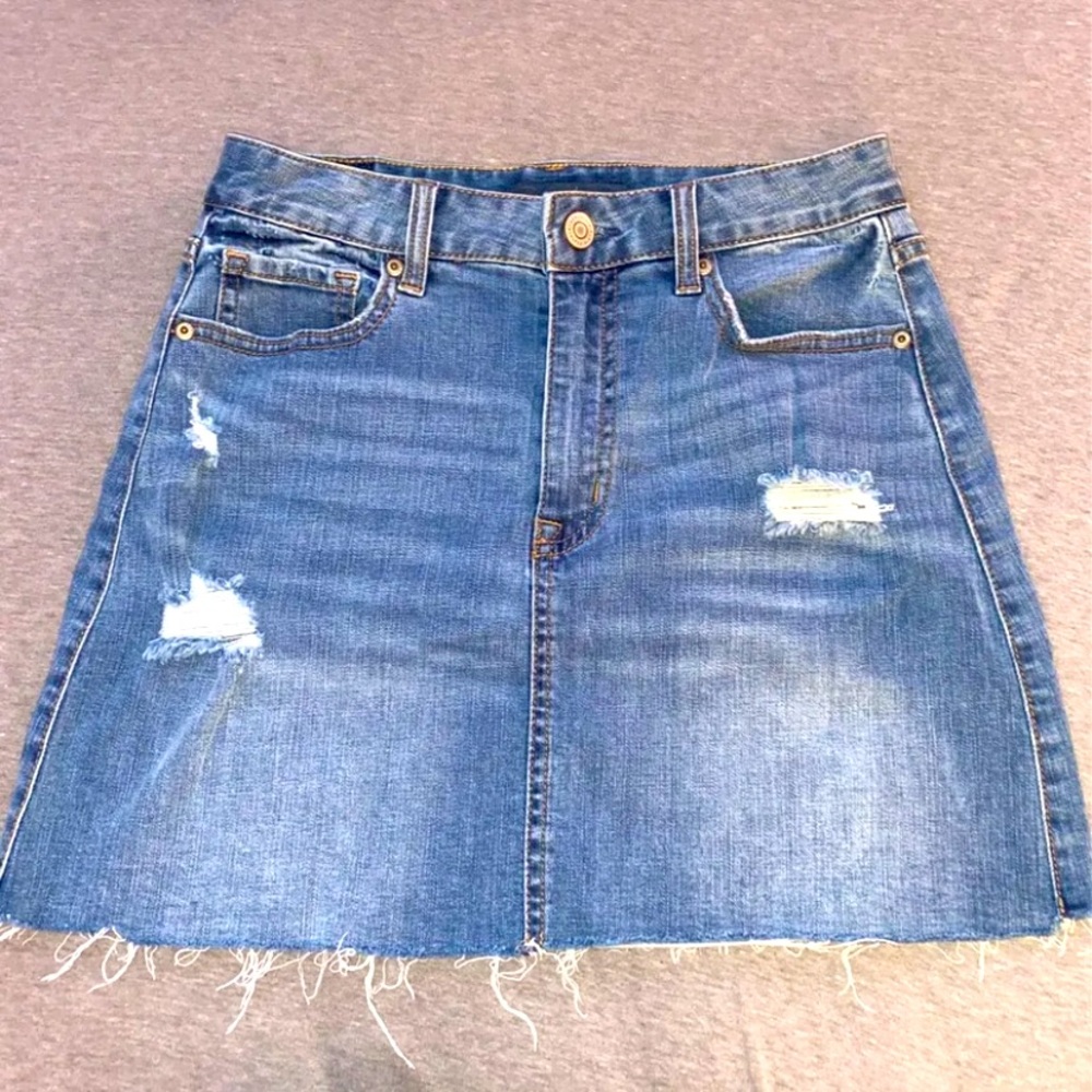 jean skirt